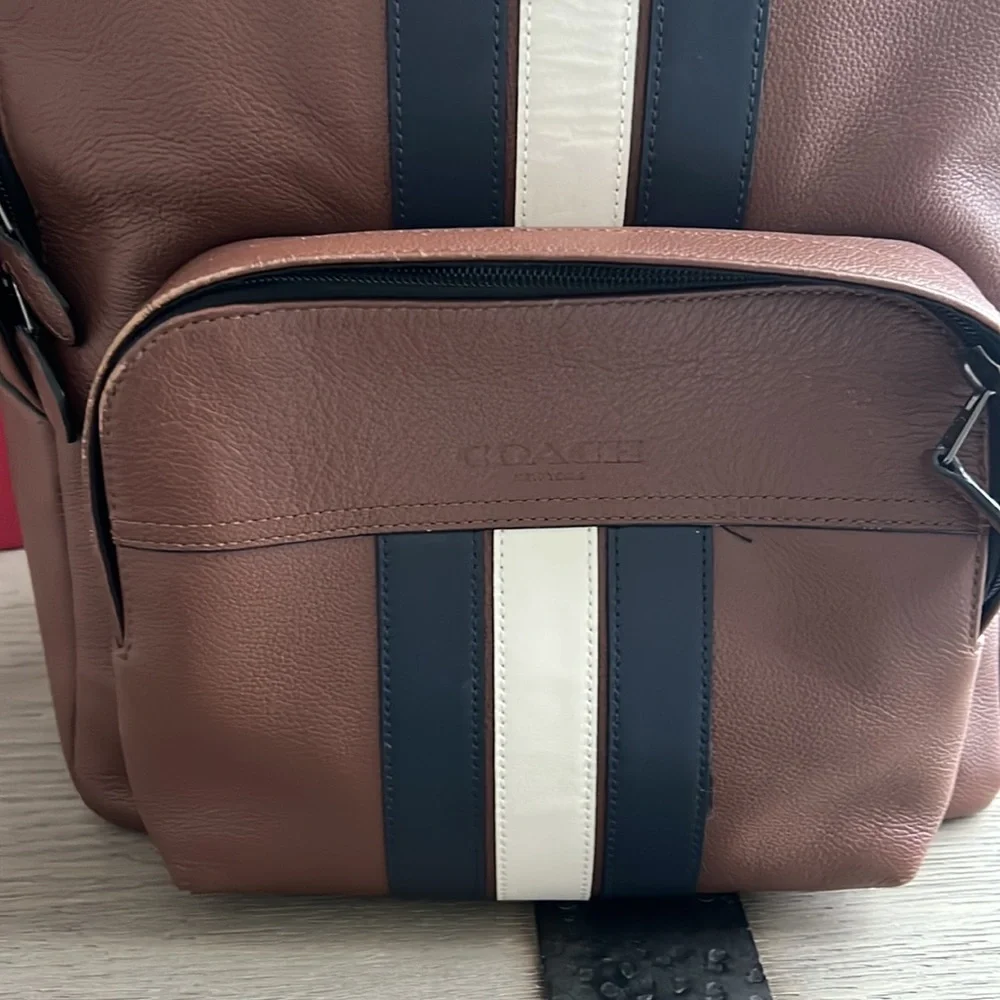 Men’s Coach Houston Backpack with Varsity Stipe - Picture 6 of 12